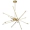 Cwi Lighting Oskil LED Integrated Chandelier With Satin Gold Finish 1375P31-6-602 - alternate 3